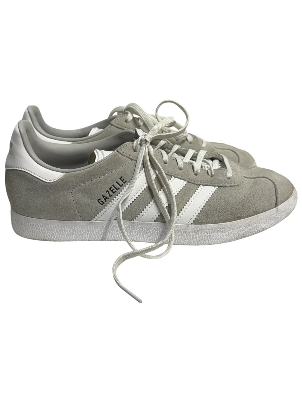 Adidas Gazelle Suede Sneakers in Light Gray Sz 8